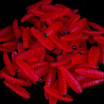 30pcs soft lures silicone Luminous Artificial Bait