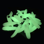 30pcs soft lures silicone Luminous Artificial Bait