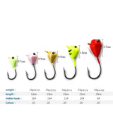 5PCS Banana Shaped Mini Lead Fish Jigs 1.6g