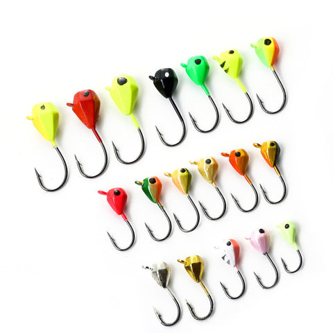 5PCS Banana Shaped Mini Lead Fish Jigs 1.6g